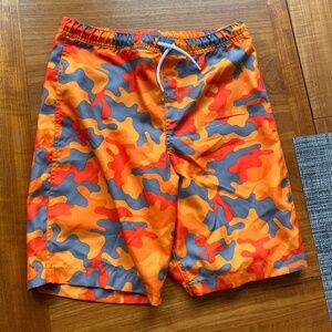 Lands' End Boys XXL Swim Trunks | Camo Coo
